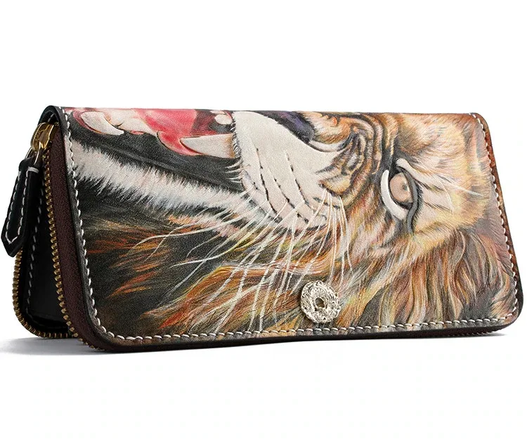 Saigon-Leather Custom Engraved Long Wallet E719 - Image 5
