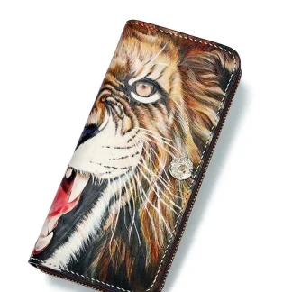 Saigon-Leather Custom Engraved Long Wallet E719
