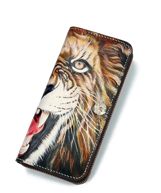Saigon-Leather Custom Engraved Long Wallet E719 - Image 6