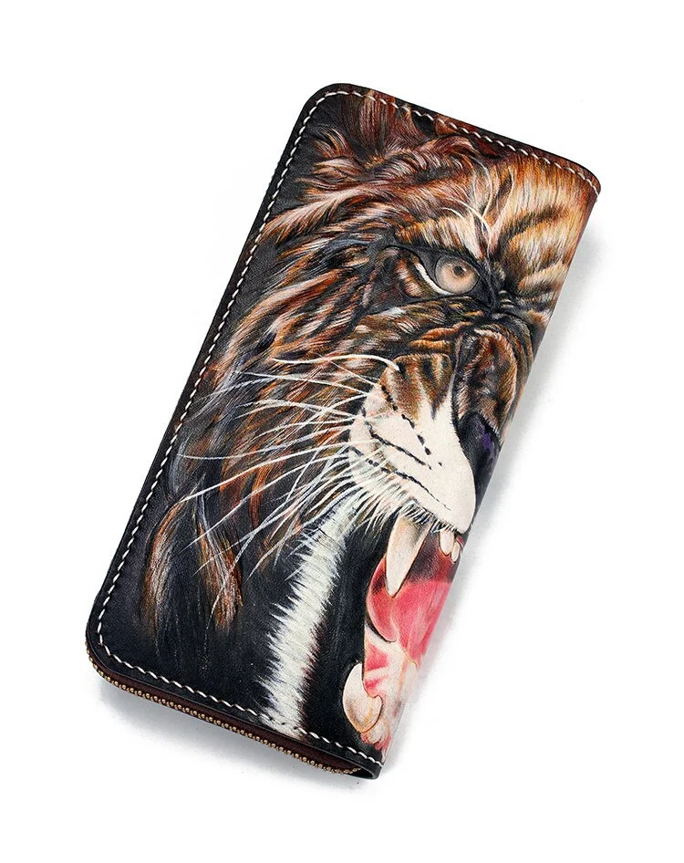 Saigon-Leather Custom Engraved Long Wallet E719 - Image 3