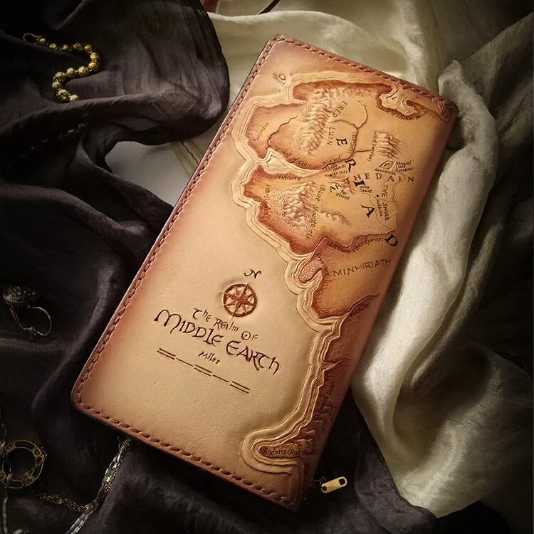 Saigon-Leather Artisan’s Touch Long Wallet E724 - Image 5