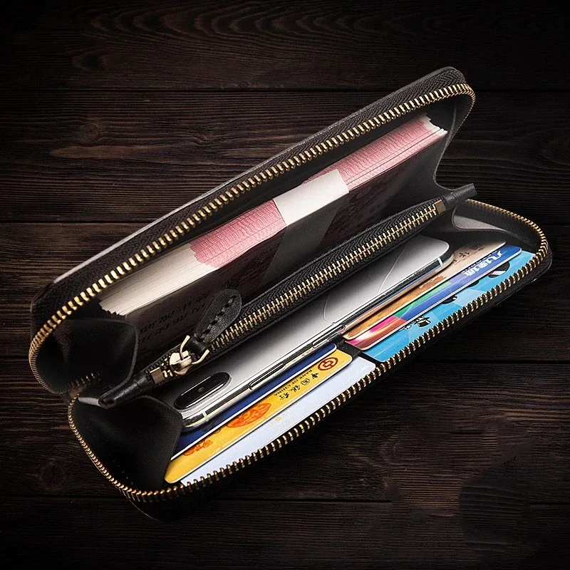 Saigon-Leather Artisan’s Touch Long Wallet E731 - Image 4