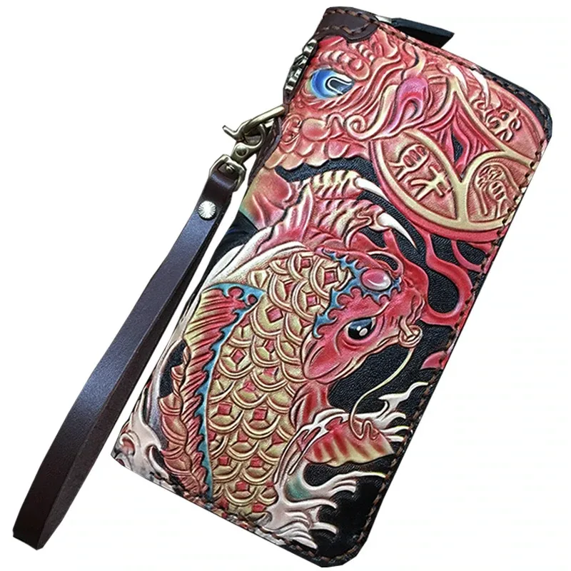 Saigon-Leather Artisan’s Touch Long Wallet E731