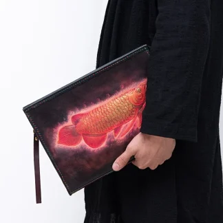 Bespoke Hand-Carved Leather Handbag - Made by Saigon Leather HB521