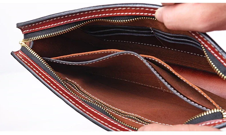 Customizable Artfully Engraved Leather Handbag HB524 - Image 4