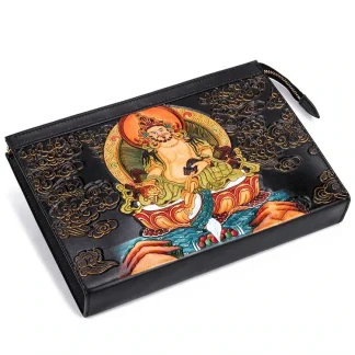 Customizable Artfully Engraved Leather Handbag HB525
