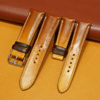 Saigon-Leather Handcrafted Patina Leather Watch Strap