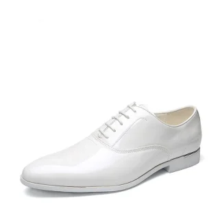 Luxury Patent Leather Formal Dress Shoes - Spring Fashion Wedding and Office Business Shoes for Men