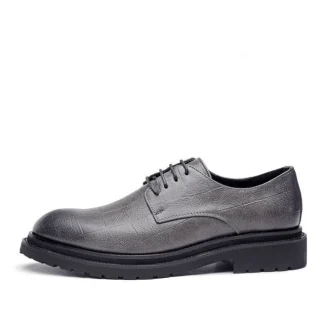 New Simple Pointed Toe Men's Casual Oxford Shoes - Korean Fashion Business Dress Shoes
