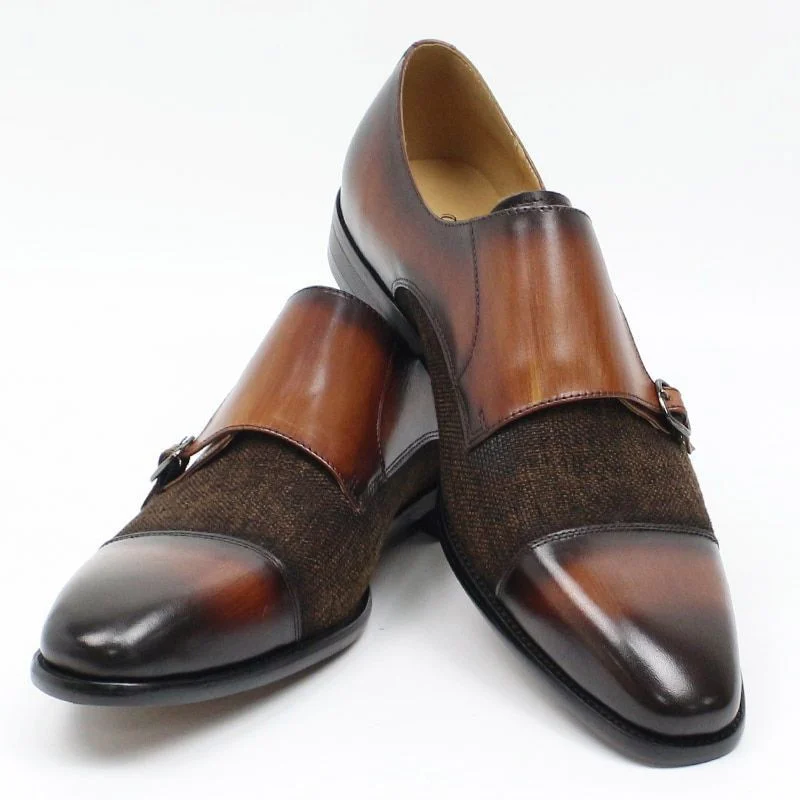 Luxury Genuine Leather Ankle Boots - High-Grade Lace-Up and Zip Dress Shoes for Men - Image 2