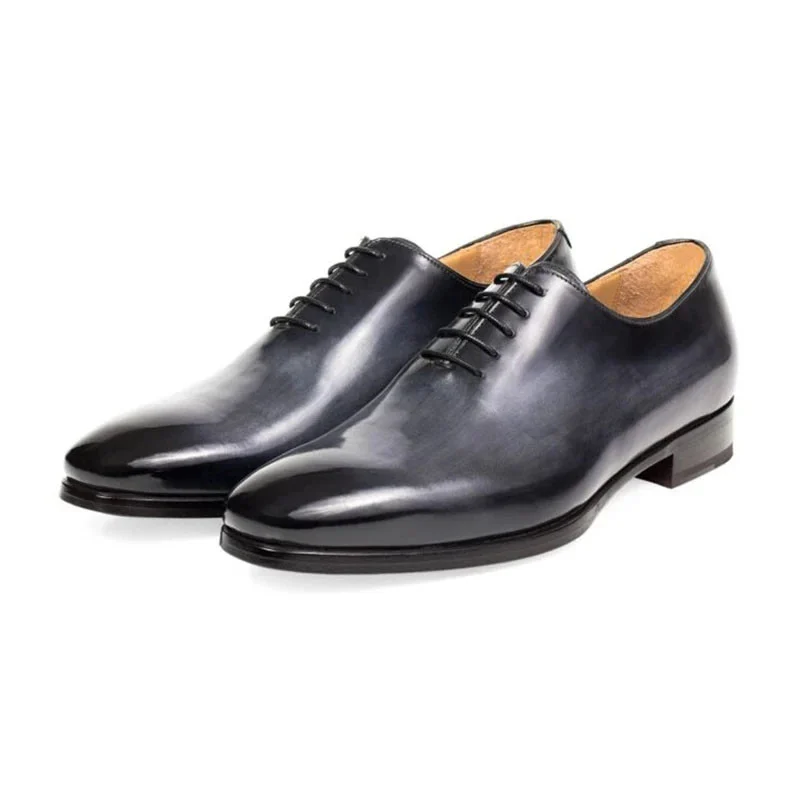 Uncle Saviano Handmade Genuine Leather Oxford Shoes – Designer Men's Formal Dress Shoes for Office and Weddings - Image 5