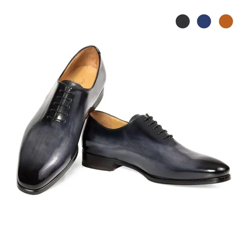 Uncle Saviano Handmade Genuine Leather Oxford Shoes – Designer Men's Formal Dress Shoes for Office and Weddings - Image 6