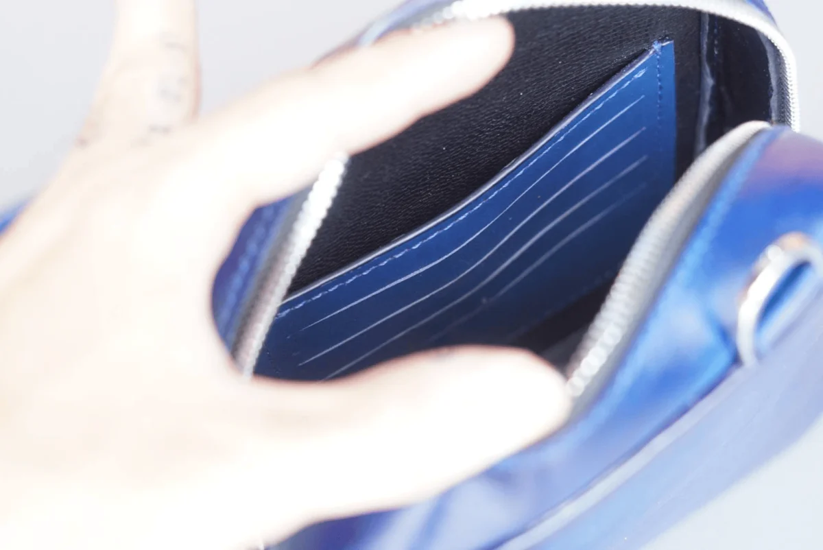 Saigon Leather’s Monaco Chest Bag – Hand-Dyed Leather with Sailboat Carving for Smooth Sailing - Image 6