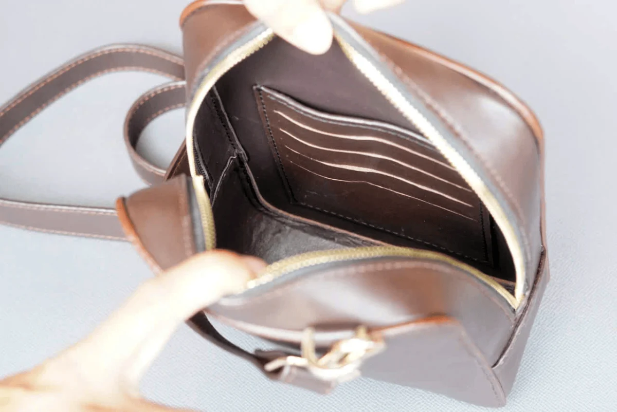 Saigon Leather’s Monaco Chest Bag – Hand-Dyed Leather with Galloping Horses for Prosperity - Image 2