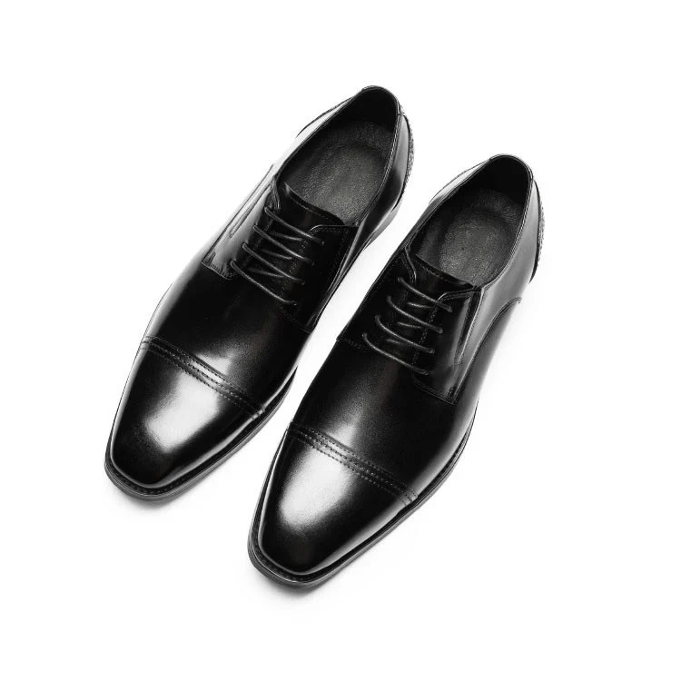 Saigon Leather's Men's Classic Patina Derby Shoes - Image 2
