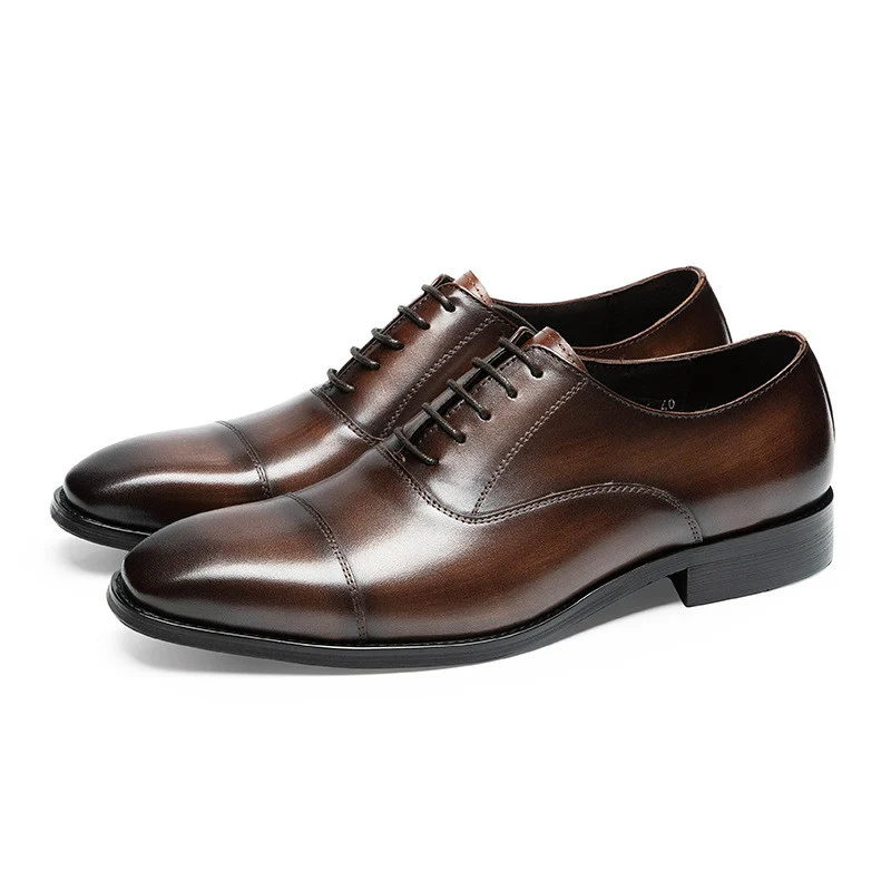 Saigon Leather's Executive Cap-Toe Oxfords - Image 2
