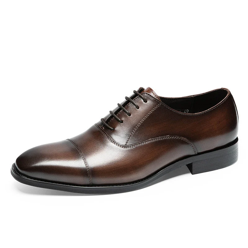 Saigon Leather's Executive Cap-Toe Oxfords - Image 5