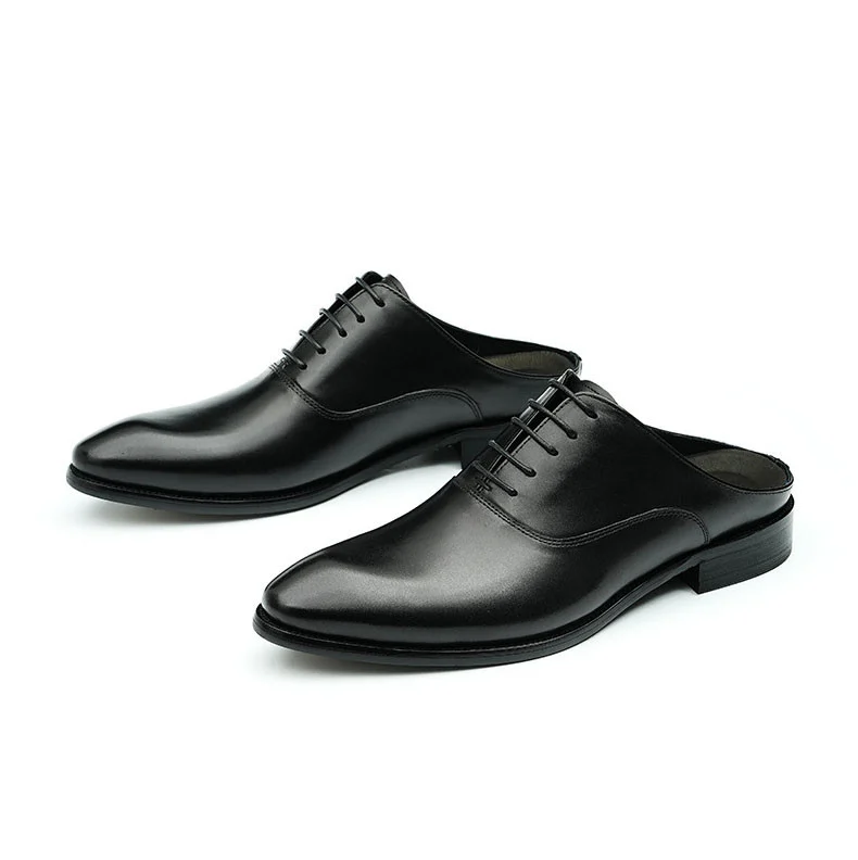 Saigon Leather's Men's Classic Leather Mules