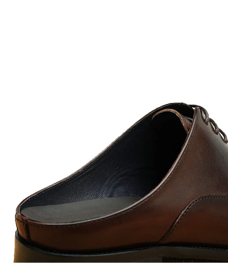 Saigon Leather's Men's Classic Leather Mules - Image 7