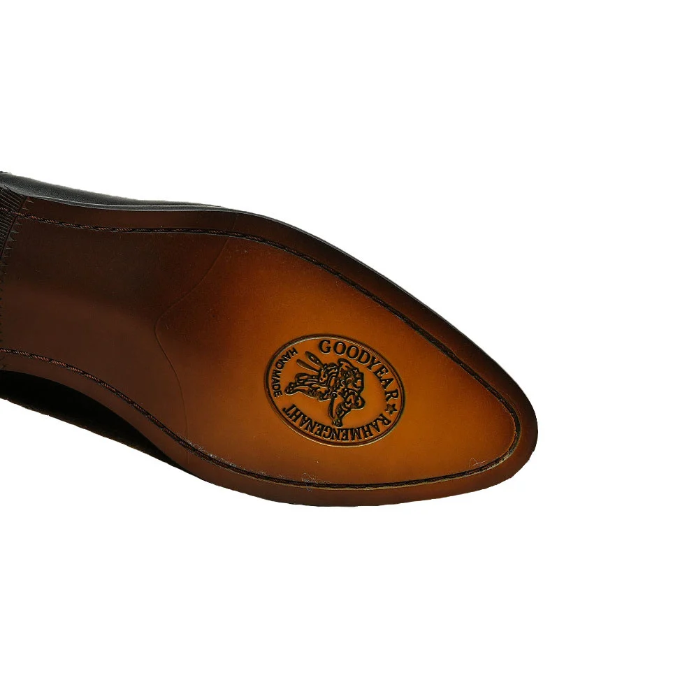 Saigon Leather's Men's Classic Leather Mules - Image 8