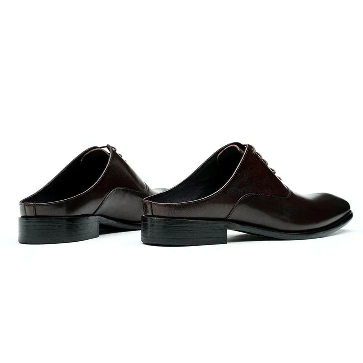 Saigon Leather's Men's Classic Leather Mules - Image 6