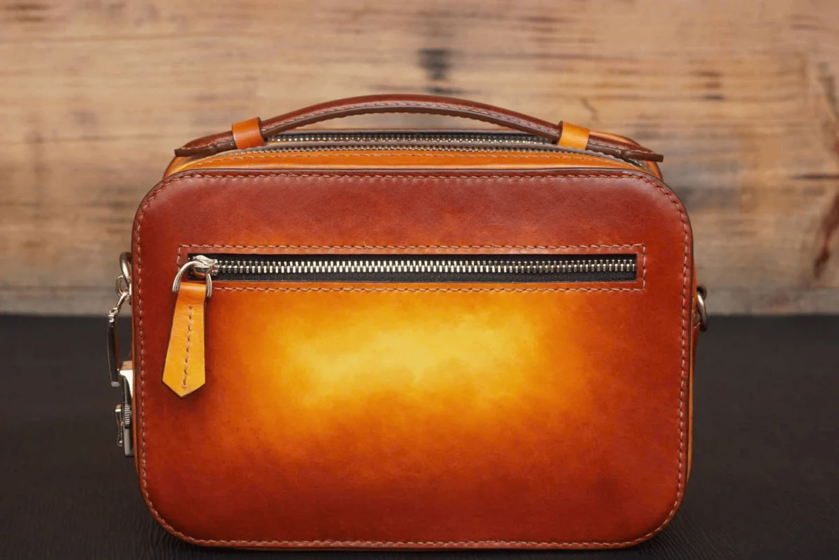 Saigon Leather’s Sunlit Sonata – Hand-Painted Sunflower Reverie Edition - Image 5