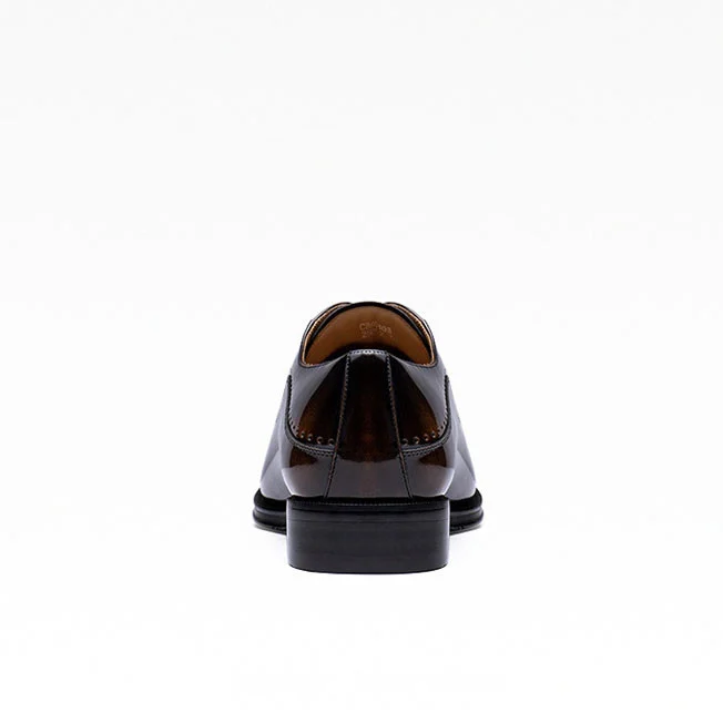 Saigon Leather's Handcrafted Patent Leather Oxford Shoes - Image 8