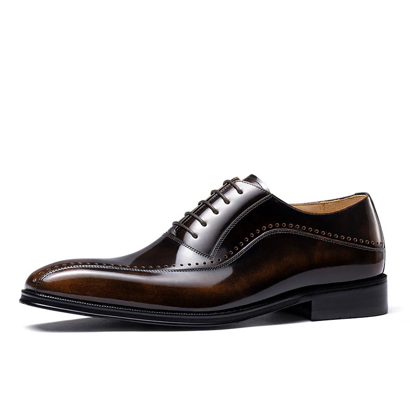 Saigon Leather's Handcrafted Patent Leather Oxford Shoes - Image 2