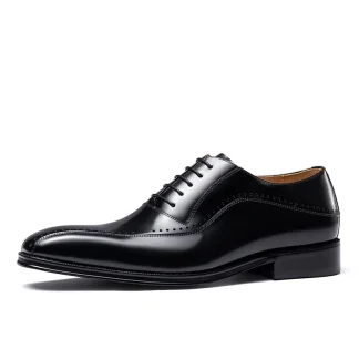 Saigon Leather's Handcrafted Patent Leather Oxford Shoes