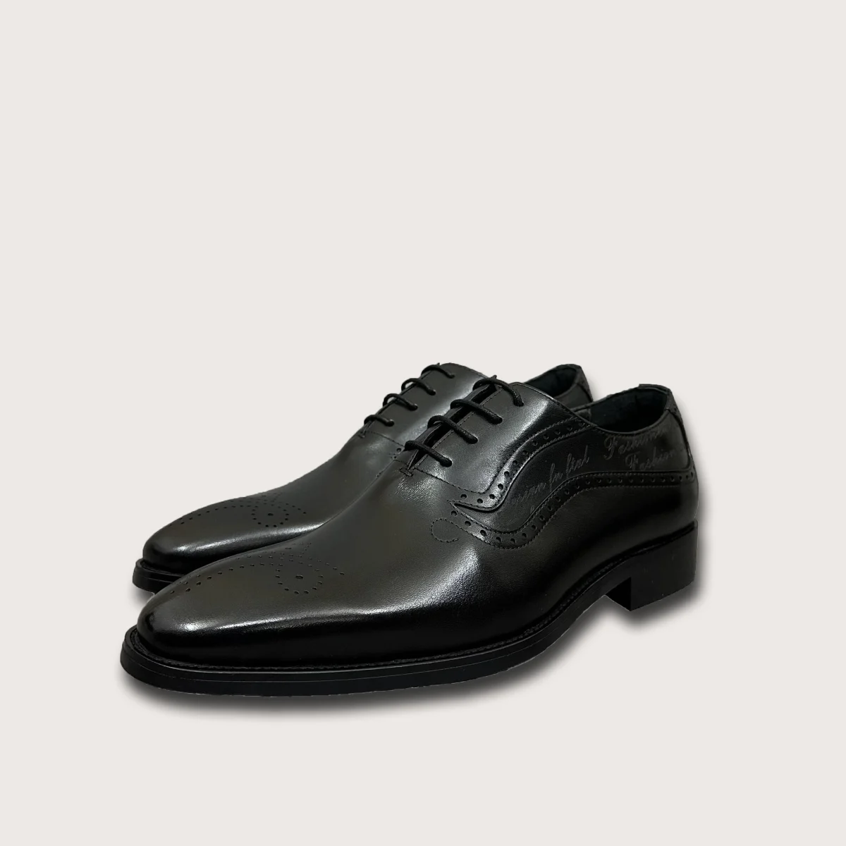 Saigon Leather's Men's Plain Toe Brogues Oxfords Formal Shoes