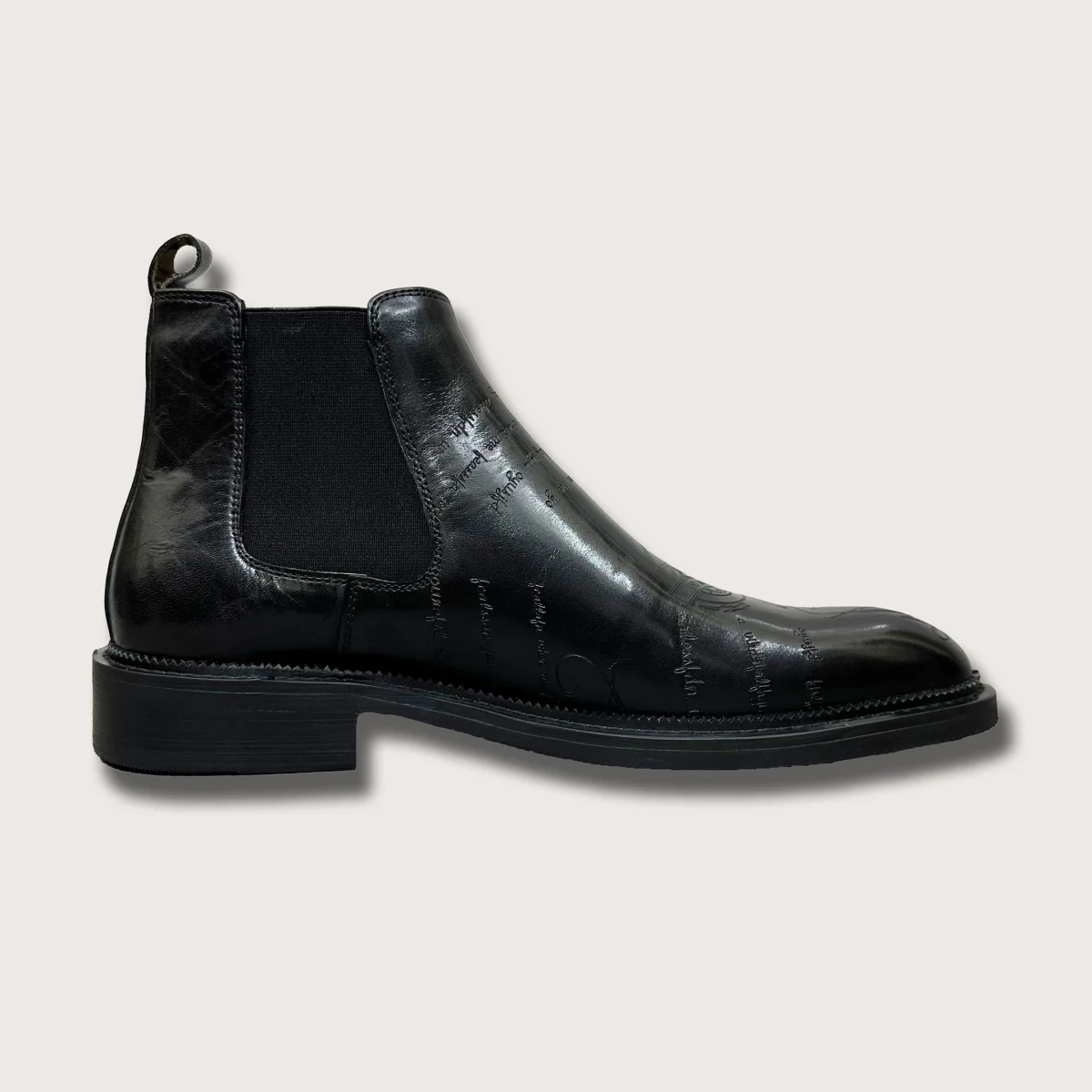 Saigon Leather's Fashionable Waterproof Men's Wedge Boots - Image 5