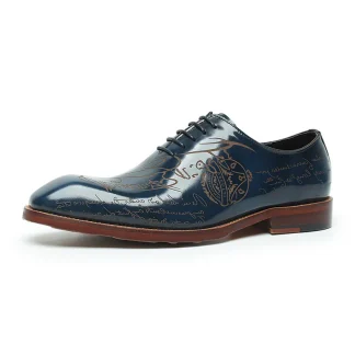 Saigon Leather's Heritage Hand-Painted Oxfords