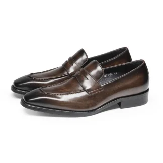 Saigon Leather's Classic Loafer Italian Leather Dress Shoes