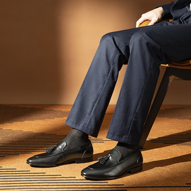 Saigon Leather's Penny Loafer Italian Leather Dress Shoes - Image 5