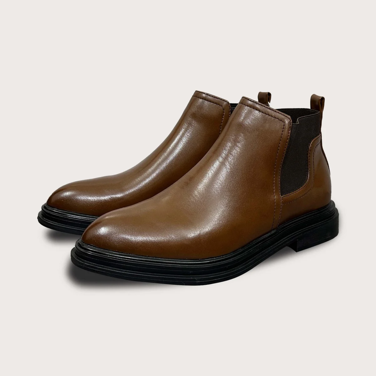 Men’s Handmade Black Leather Chelsea Boots – Full Grain Calf Leather Classic Ankle Boots - Image 9