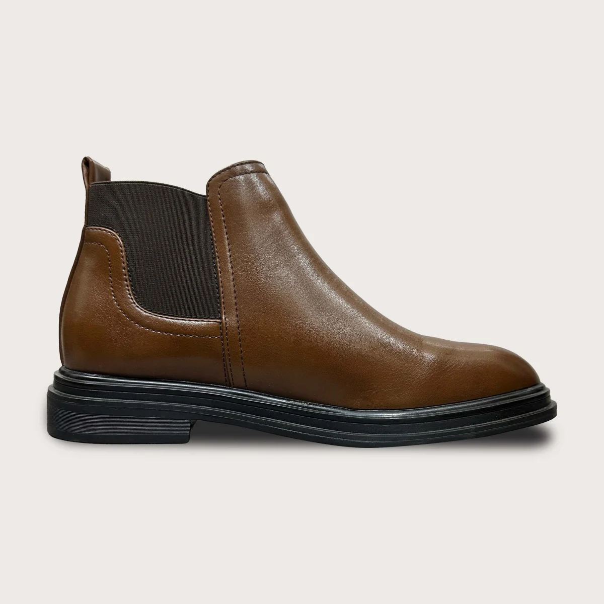 Men’s Handmade Black Leather Chelsea Boots – Full Grain Calf Leather Classic Ankle Boots - Image 6