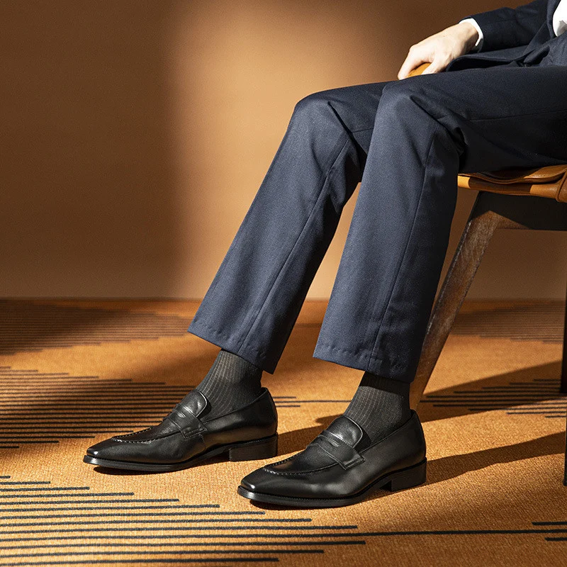 Saigon Leather's Hand-Polished Penny Loafers – Espresso Brown - Image 5
