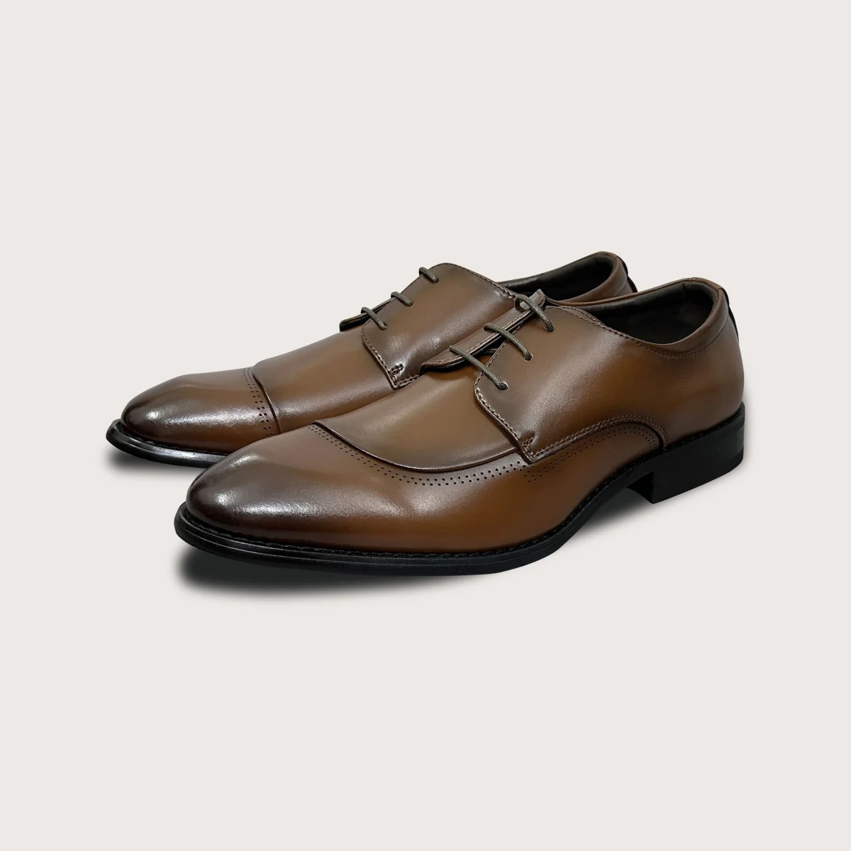 Saigon Leather’s Classic Black Oxford – Men’s Handmade Calf Leather Dress Shoes - Image 2