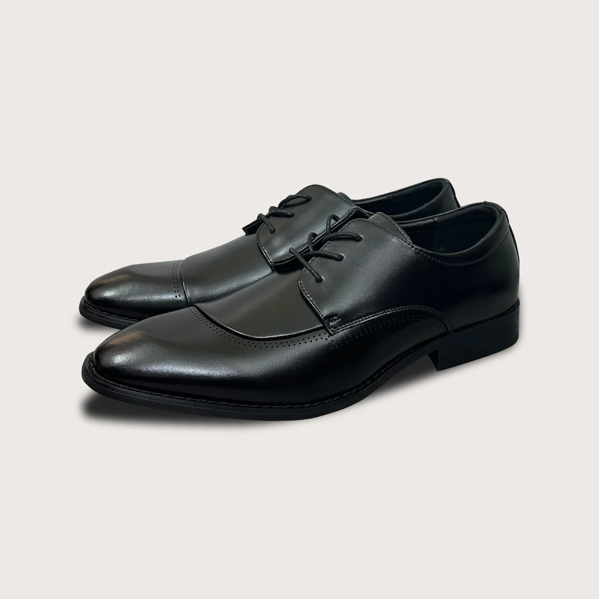 Saigon Leather’s Classic Black Oxford – Men’s Handmade Calf Leather Dress Shoes - Image 4