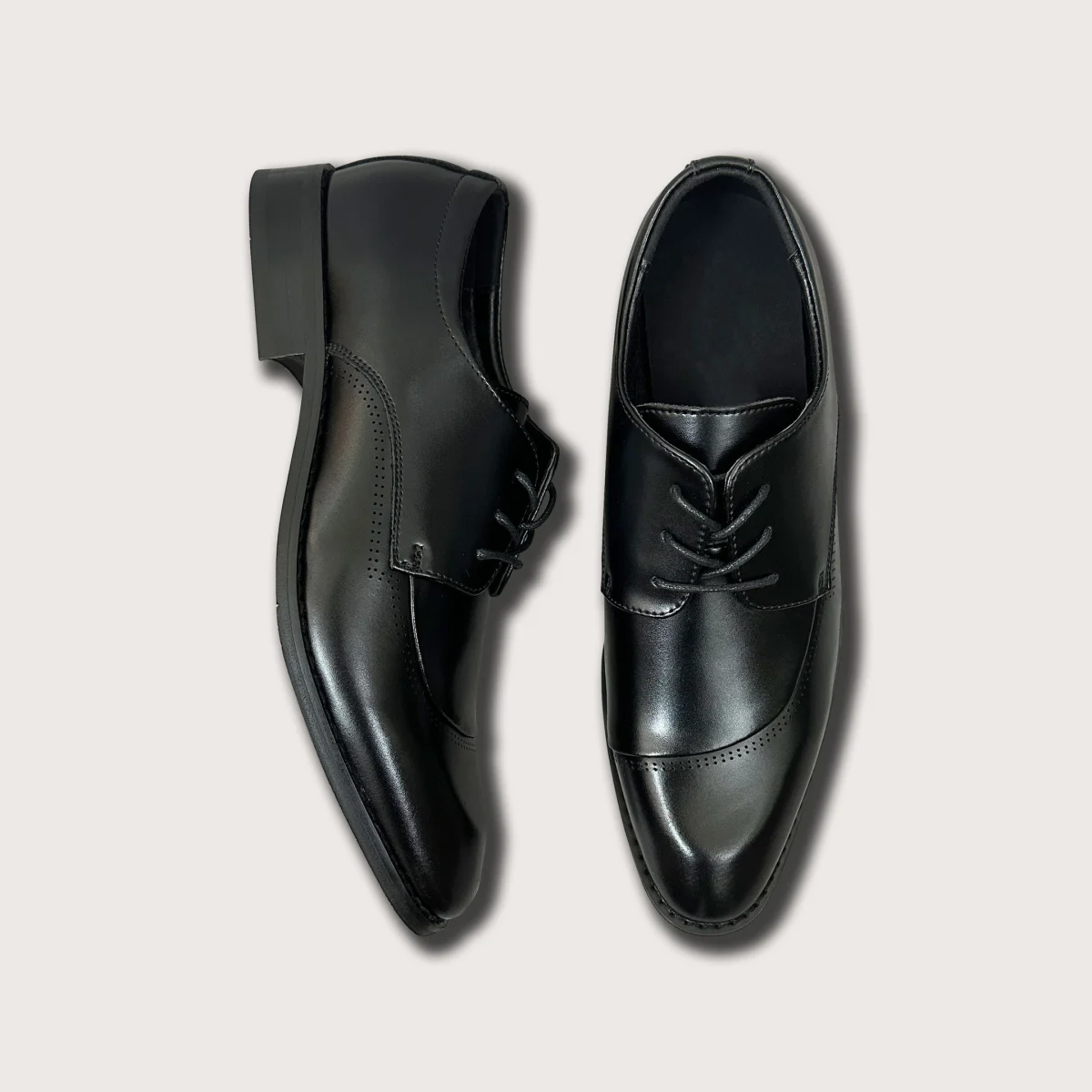Saigon Leather’s Classic Black Oxford – Men’s Handmade Calf Leather Dress Shoes - Image 5