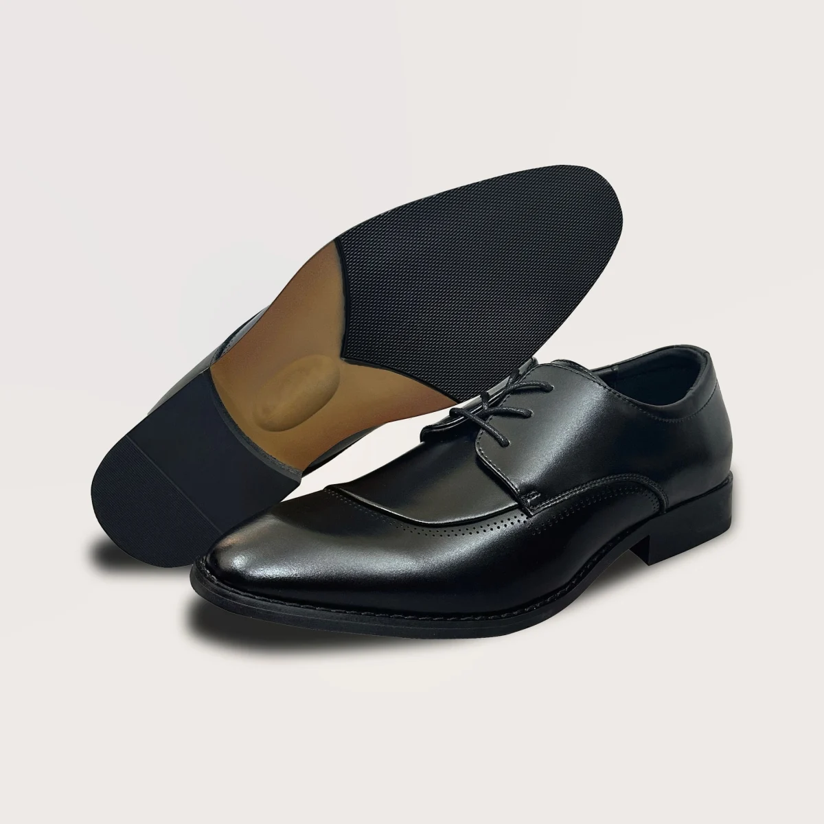 Saigon Leather’s Classic Black Oxford – Men’s Handmade Calf Leather Dress Shoes - Image 6