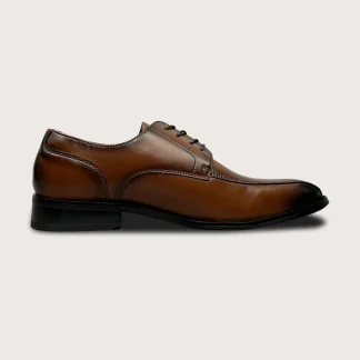 Saigon Leather’s Premium Brown Derby – Handmade Calf Leather Dress Shoes
