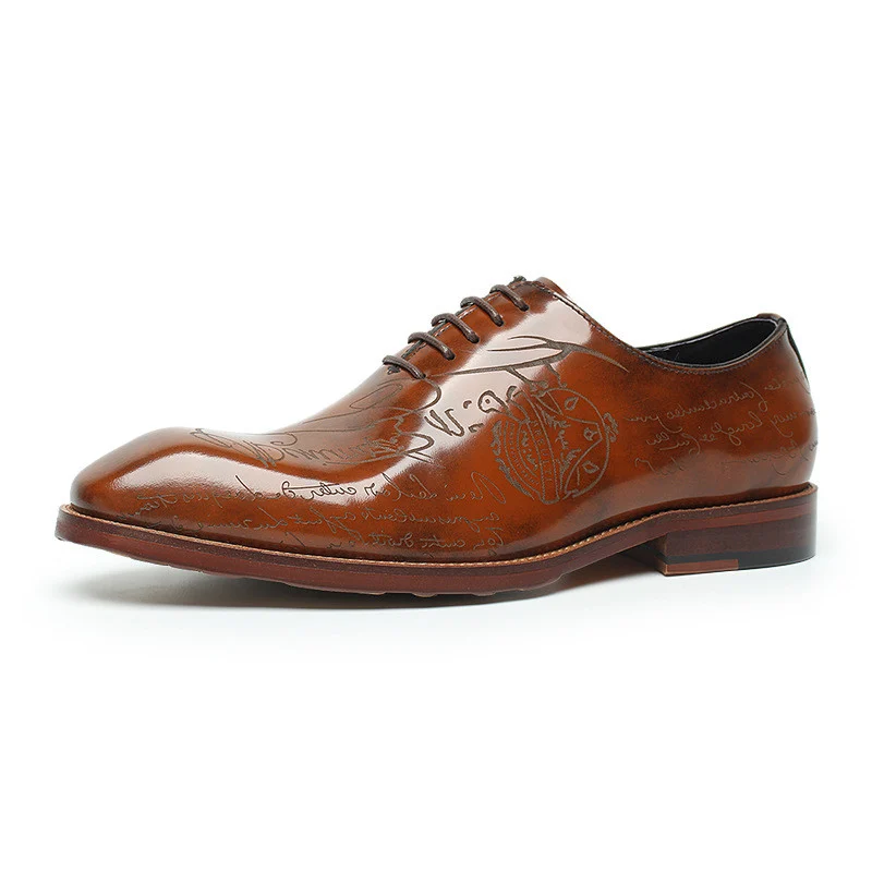 Saigon Leather’s Black Script Oxford – Bold Elegance in Every Step - Image 3