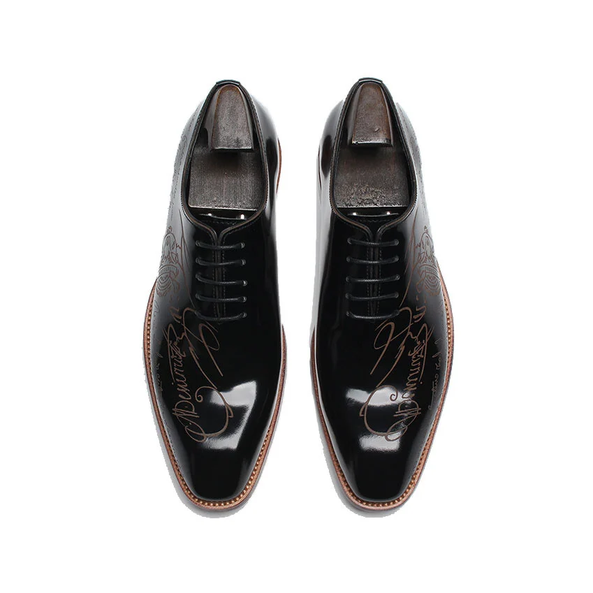 Saigon Leather’s Black Script Oxford – Bold Elegance in Every Step - Image 7