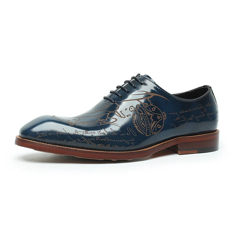 Saigon Leather’s Black Script Oxford – Bold Elegance in Every Step - Image 2