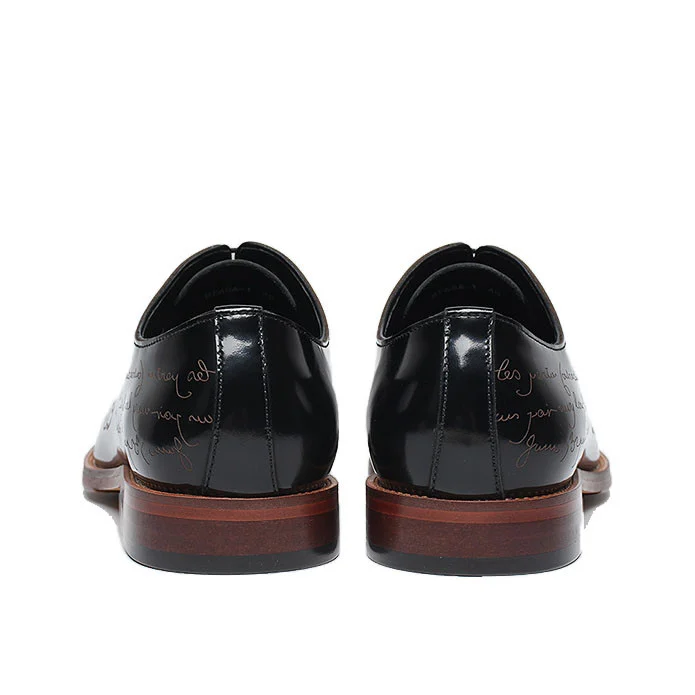 Saigon Leather’s Black Script Oxford – Bold Elegance in Every Step - Image 8