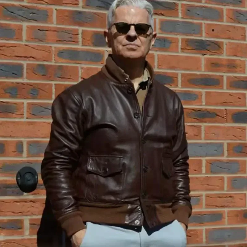 Natural Cow Leather Jacket Men Genuine Leather Style Top Layer Cowhide Leather Motorcycle Bomber Pilot Real Leather Jacket Man - Image 4