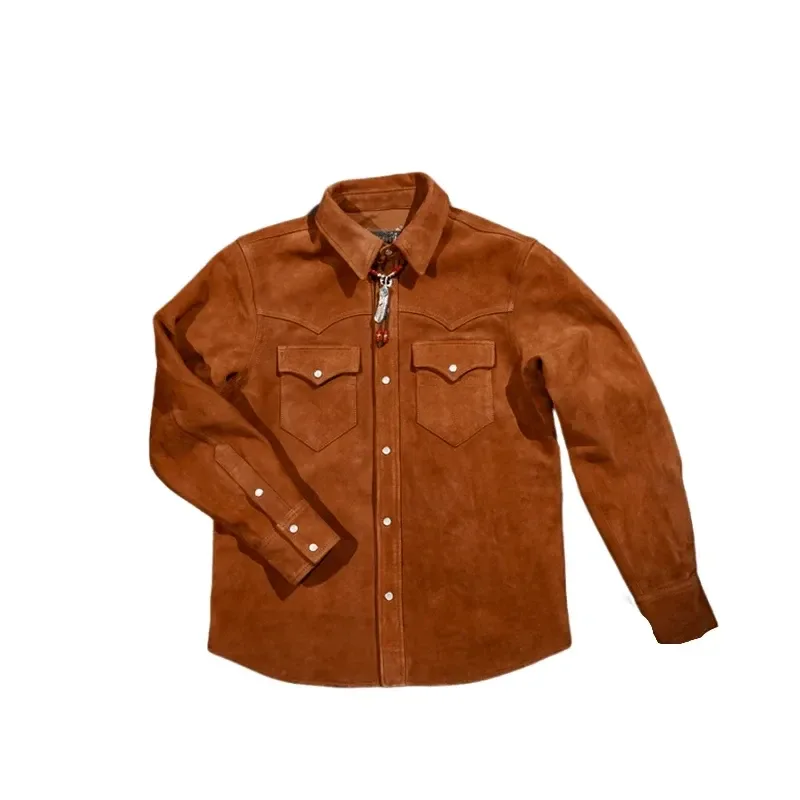 Men’s Genuine Italian Cowhide Leather Jacket | Premium 100% Real Cow Leather | Classic Durable Slim Fit Stylish Outerwear - Image 6