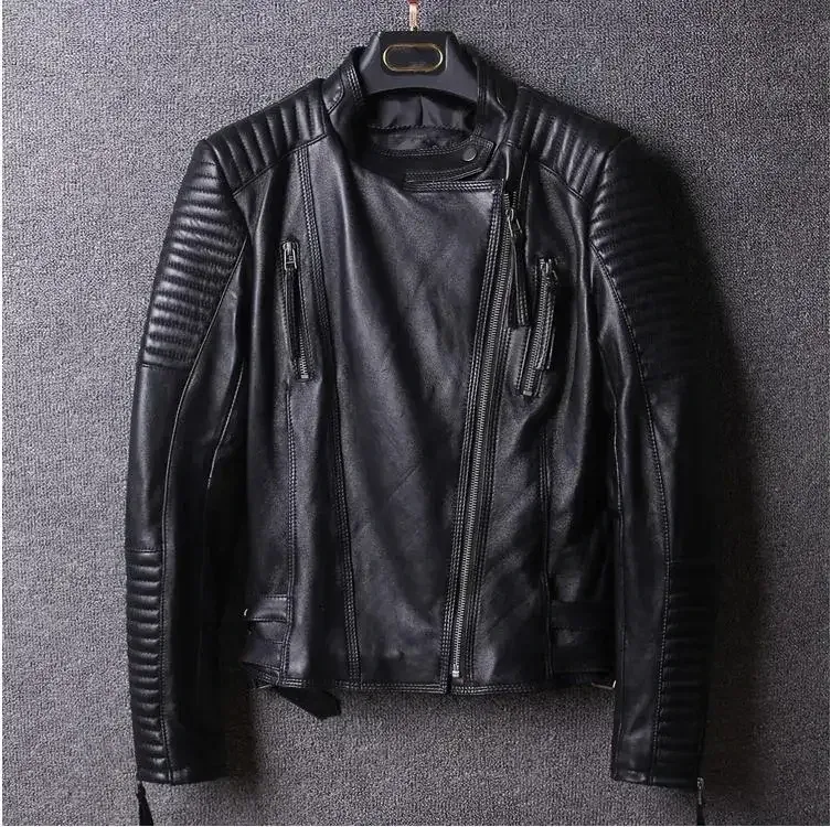 Women’s Genuine Suede Leather Jacket – Soft Slim Fit Motorcycle Coat, Streetwear Style, Plus Size Available - Image 7