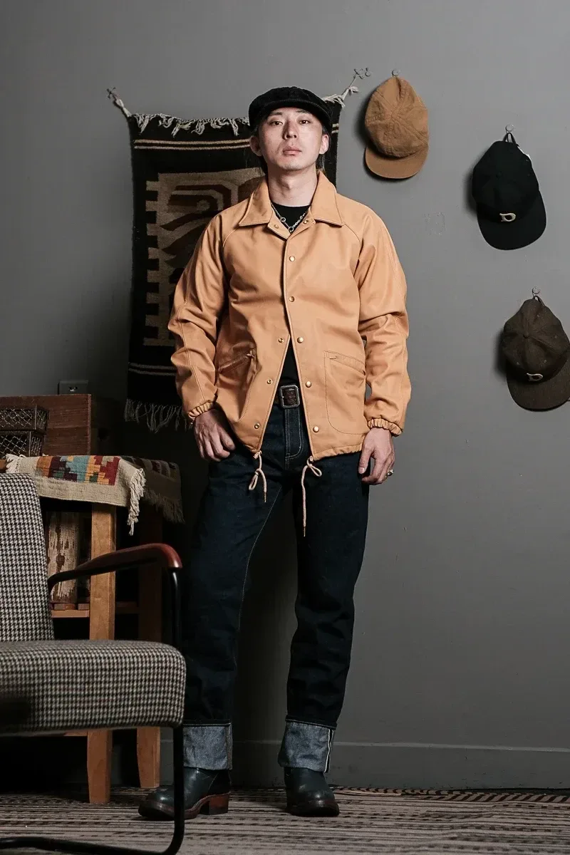 Men’s American Vintage Vegetable-Tanned Cowhide Leather Jacket – Luxury Quality Genuine Leather Casual Loose-Fit Coat - Image 2